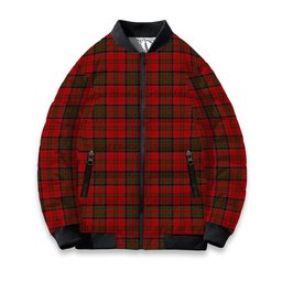 ScotsTee Shop Scottish MacKillop Scottish Tartan Society Tartan Bomber Puffer Jacket