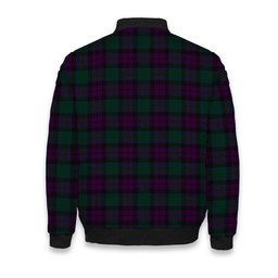 ScotsTee Shop Scottish MacArthur of Milton Hunting Tartan Bomber Puffer Jacket