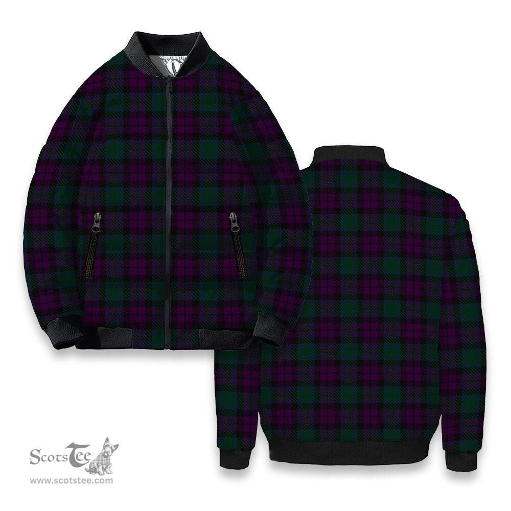 ScotsTee Shop Scottish MacArthur of Milton Hunting Tartan Bomber Puffer Jacket