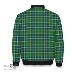 ScotsTee Shop Scottish MacDonald Lord of the Isles Hunting Ancient Tartan Bomber Puffer Jacket