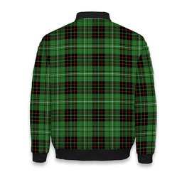 ScotsTee Shop Scottish McAuley of Lewis Ancient Tartan Bomber Puffer Jacket