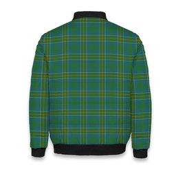 ScotsTee Shop Scottish Hunter of Hunterston Ancient Tartan Bomber Puffer Jacket
