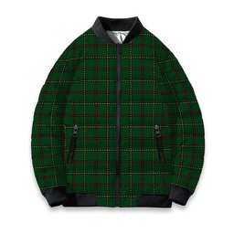 ScotsTee Shop Scottish Skene or Tribe of Mar Tartan Bomber Puffer Jacket
