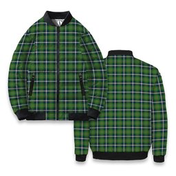 ScotsTee Shop Scottish Young Life International Scotland Tartan Bomber Puffer Jacket
