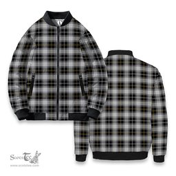 ScotsTee Shop Scottish MacFie of Colonsay Dress Tartan Bomber Puffer Jacket