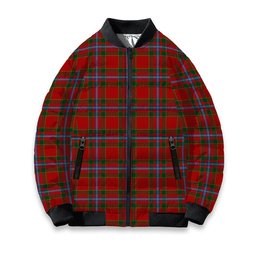 ScotsTee Shop Scottish Stewart of Fingask 1 Tartan Bomber Puffer Jacket