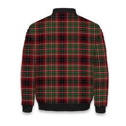 ScotsTee Shop Scottish Innes of Cowie Ancient Tartan Bomber Puffer Jacket