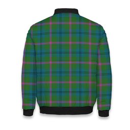 ScotsTee Shop Scottish Laurie (Lawrie) Ancient Clan Tartan Bomber Puffer Jacket
