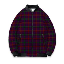 ScotsTee Shop Scottish Montgomrie or Montgomery of Eglinton Tartan Bomber Puffer Jacket