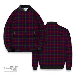 ScotsTee Shop Scottish Montgomrie or Montgomery of Eglinton Tartan Bomber Puffer Jacket