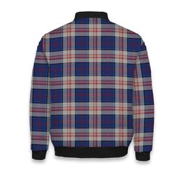 ScotsTee Shop Scottish Stewart of Appin Hunting Dress Tartan Bomber Puffer Jacket