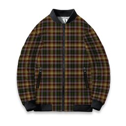 ScotsTee Shop Scottish McKay of Strathnaver Tartan Bomber Puffer Jacket