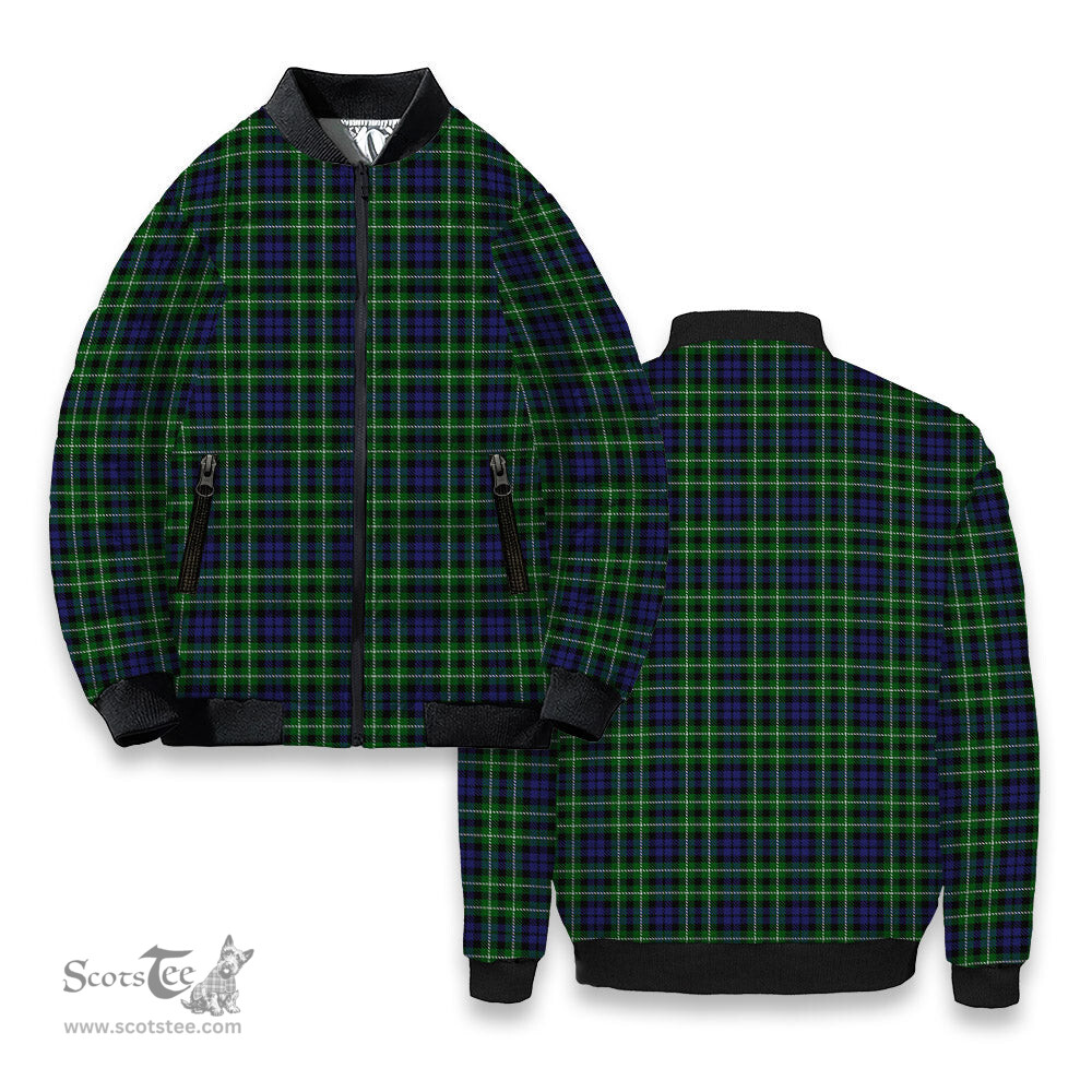 ScotsTee Shop Scottish Graham of Montrose Tartan Bomber Puffer Jacket