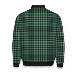 ScotsTee Shop Scottish MacDonald Lord of the Isles Hunting Modern Tartan Bomber Puffer Jacket