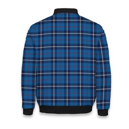 ScotsTee Shop Scottish McRae of America Modern Tartan Bomber Puffer Jacket
