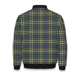 ScotsTee Shop Scottish MacDonell of Glengarry Dress Ancient Tartan Bomber Puffer Jacket