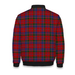 ScotsTee Shop Scottish McDonald of Glenaladale Tartan Bomber Puffer Jacket