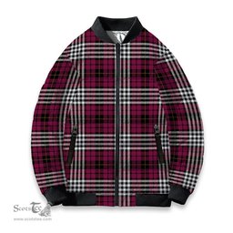 ScotsTee Shop Scottish Little of Morton Rigg Modern Tartan Bomber Puffer Jacket