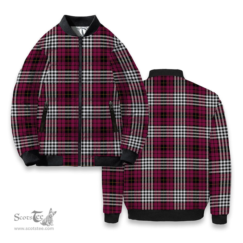 ScotsTee Shop Scottish Little of Morton Rigg Modern Tartan Bomber Puffer Jacket
