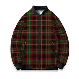 ScotsTee Shop Scottish Innes of Cowie Tartan Bomber Puffer Jacket