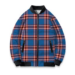 ScotsTee Shop Scottish Laing of Archiestown Ancient Tartan Bomber Puffer Jacket