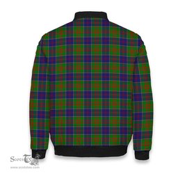 ScotsTee Shop Scottish Stewart of Appin Hunting Modern Tartan Bomber Puffer Jacket