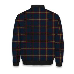 ScotsTee Shop Scottish McLaine of Lochbuie Hunting Tartan Bomber Puffer Jacket