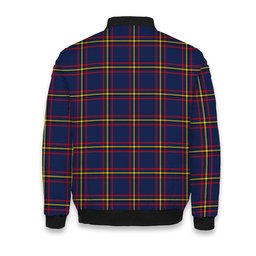 ScotsTee Shop Scottish McLaine of Lochbuie Hunting Modern Tartan Bomber Puffer Jacket