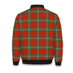 ScotsTee Shop Scottish McLaine of Loch Buie Ancient Tartan Bomber Puffer Jacket