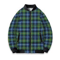ScotsTee Shop Scottish MacNeill Of Barra Ancient Tartan Bomber Puffer Jacket