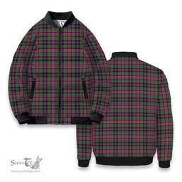 ScotsTee Shop Scottish Graham of Airth Ancient Tartan Bomber Puffer Jacket