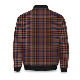 ScotsTee Shop Scottish Ogilvy or Drummond of Strathallen Tartan Bomber Puffer Jacket