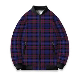 ScotsTee Shop Scottish Pride of Scotland Tartan Bomber Puffer Jacket
