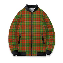 ScotsTee Shop Scottish McDonald of Kingsburgh Ancient Tartan Bomber Puffer Jacket