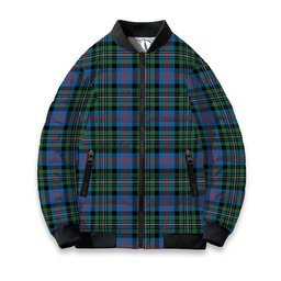 ScotsTee Shop Scottish MacCallum of Berwick Ancient Tartan Bomber Puffer Jacket