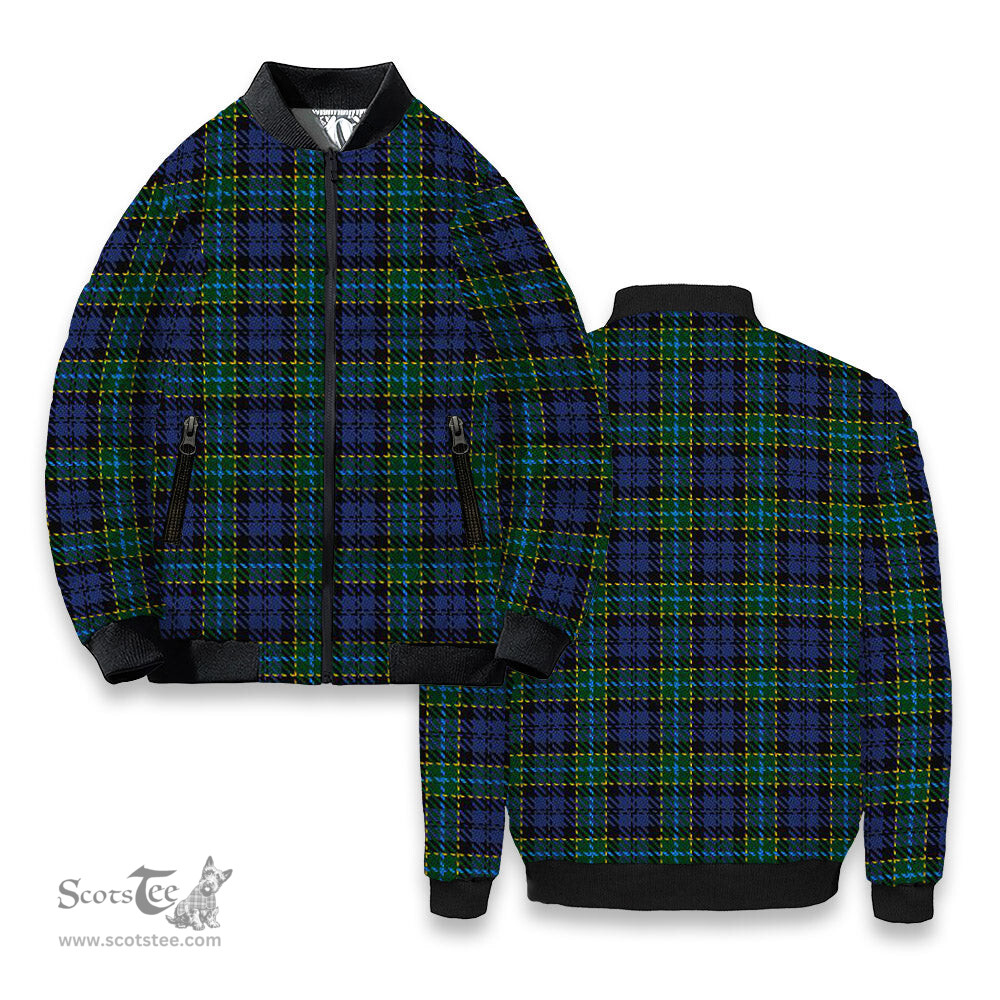 ScotsTee Shop Scottish Hogarth of Firhill 2 Tartan Bomber Puffer Jacket