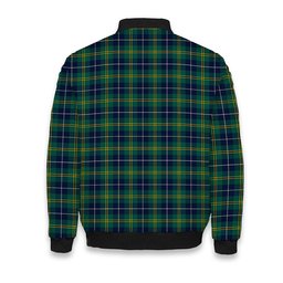 ScotsTee Shop Scottish Turnbull Hunting Modern Clan Tartan Bomber Puffer Jacket