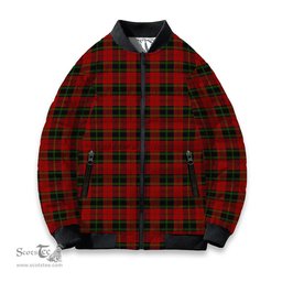 ScotsTee Shop Scottish Rosser of Wales Tartan Bomber Puffer Jacket
