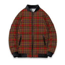 ScotsTee Shop Scottish MacPherson 2 Tartan Bomber Puffer Jacket