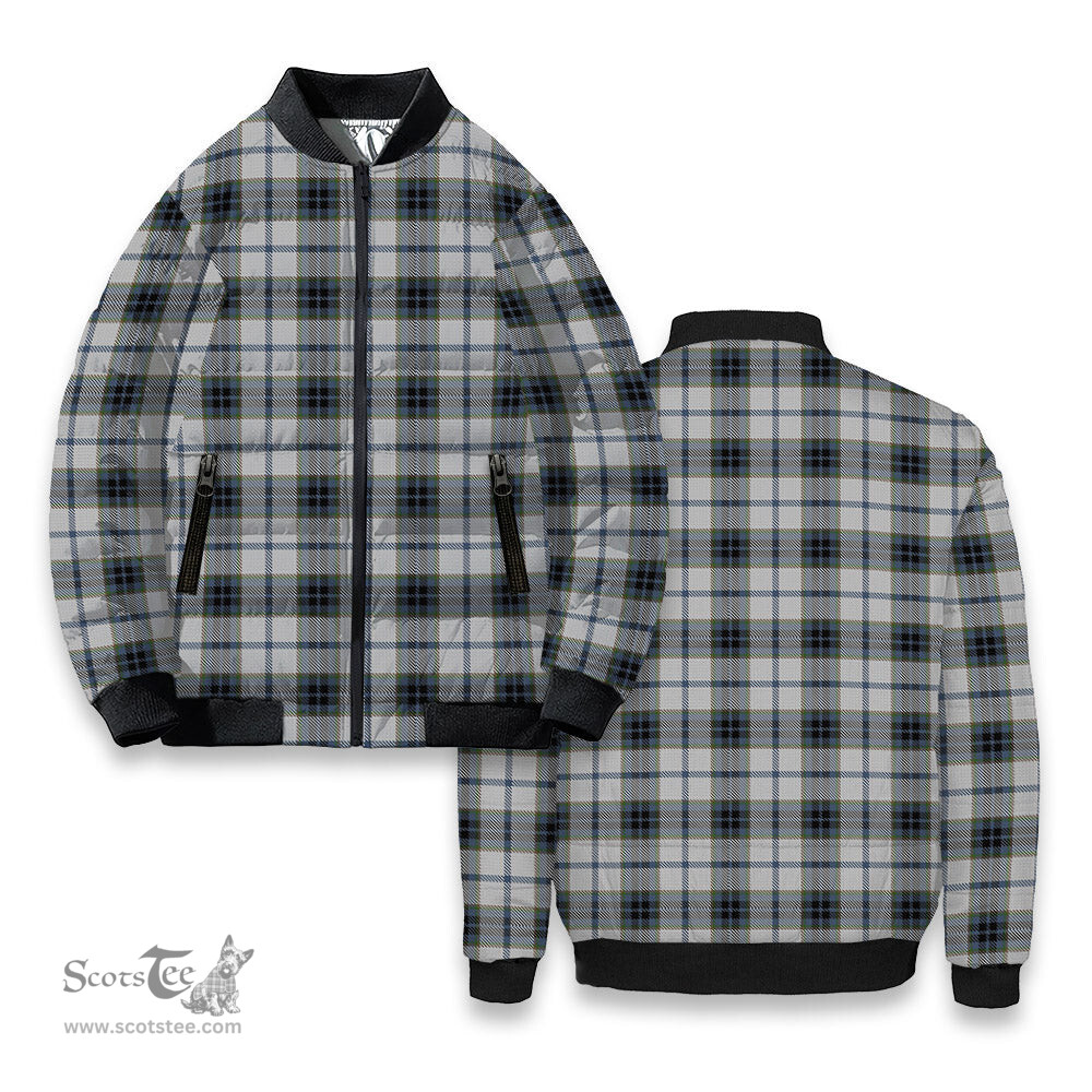 ScotsTee Shop Scottish MacTavish of Dunardry Dress Tartan Bomber Puffer Jacket