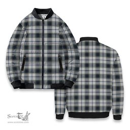 ScotsTee Shop Scottish MacTavish of Dunardry Dress Tartan Bomber Puffer Jacket