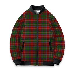 ScotsTee Shop Scottish Somerville Tartan Bomber Puffer Jacket