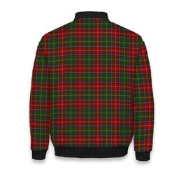 ScotsTee Shop Scottish Somerville Tartan Bomber Puffer Jacket