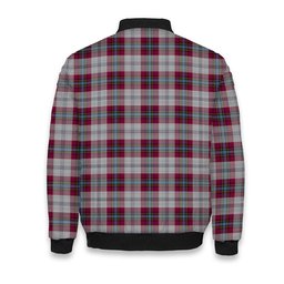 ScotsTee Shop Scottish MacLean of Duart Dress 4 Tartan Bomber Puffer Jacket