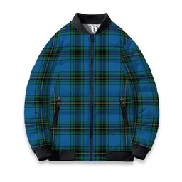 ScotsTee Shop Scottish Murray of Elibank Ancient Tartan Bomber Puffer Jacket