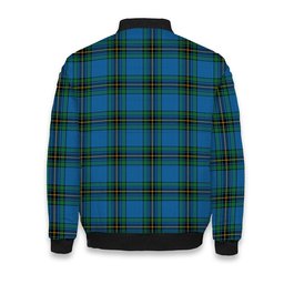 ScotsTee Shop Scottish Murray of Elibank Ancient Tartan Bomber Puffer Jacket
