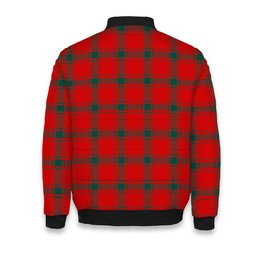 ScotsTee Shop Scottish McDonald of Sleat Modern Tartan Bomber Puffer Jacket