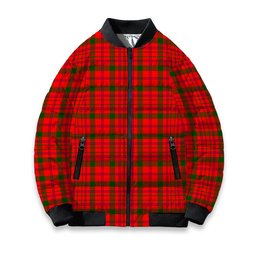 ScotsTee Shop Scottish MacDonnell of Keppoch Modern SC Tartan Bomber Puffer Jacket