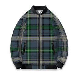 ScotsTee Shop Scottish McDowall Tartan Bomber Puffer Jacket
