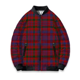 ScotsTee Shop Scottish Murray of Tullibardine Tartan Bomber Puffer Jacket